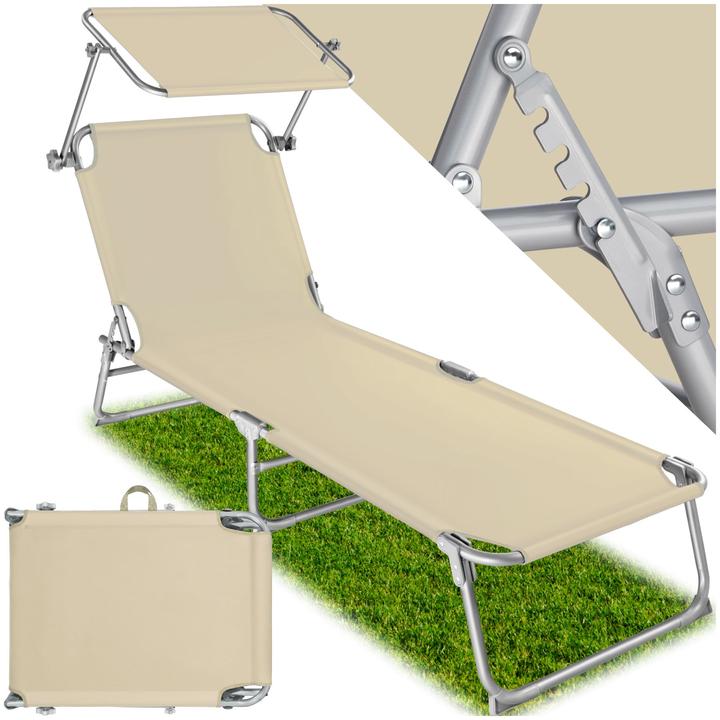 Produktbild tectake Gartenliege (190 cm)