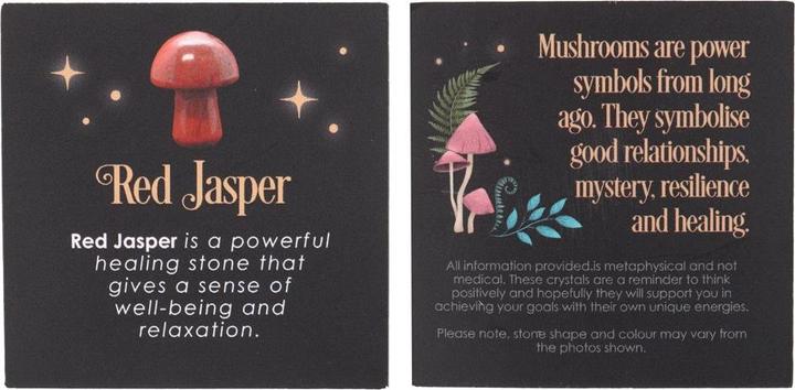 Produktbild Something Different Magischer roter Jaspis Pilz Kristall