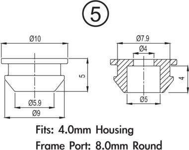 Produktbild Jagwire Rahmenstopfen