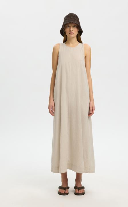 Image du produit Selected Maxi Kleid aus Leinengemisch (36)