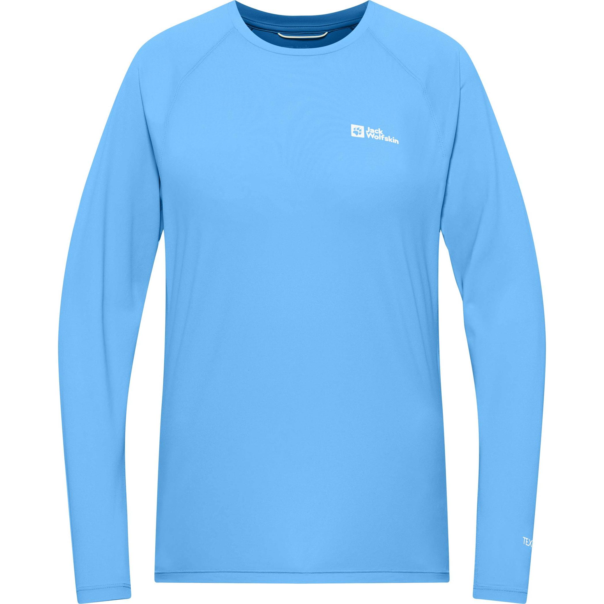Jack Wolfskin, Damen, Sportshirt, Prelight Swift Ls W (M), Blau, M