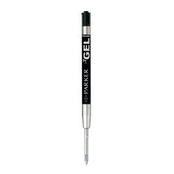 Actual product image Parker Pen Gel refill ECO, black, line width: M, blister of 2 quick-drying, smudge-proof ink, suitable for (Gel mine, Black, 0.70 mm)