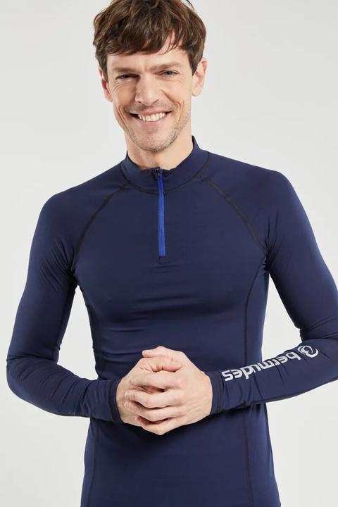 Actual product image Bermudes Tee-Shirt Base Layer, 1/4 Zip, Herren (40, M)