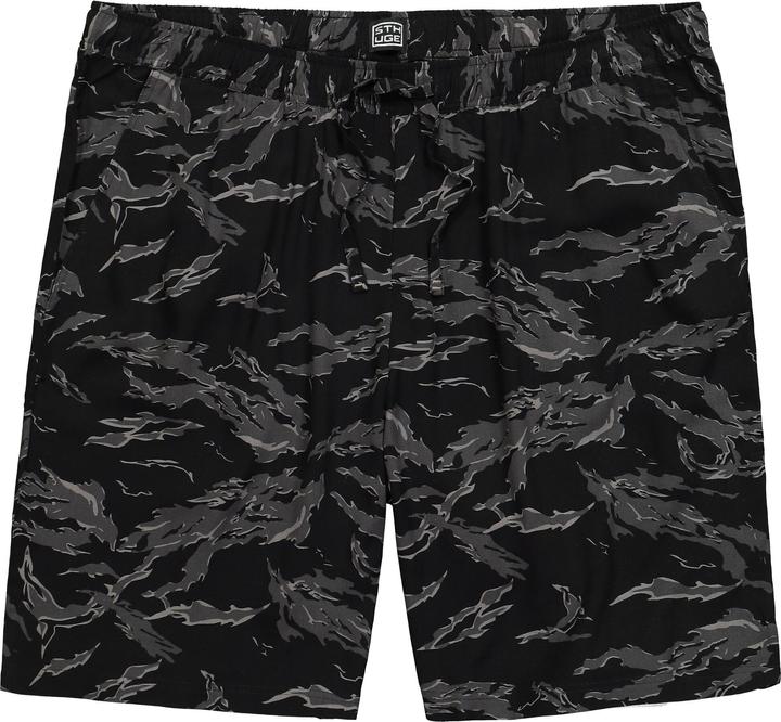 Actual product image Sthuge Bermuda shorts, elasticated waistband, tropical all-over print, up to 8 XL (7XL)