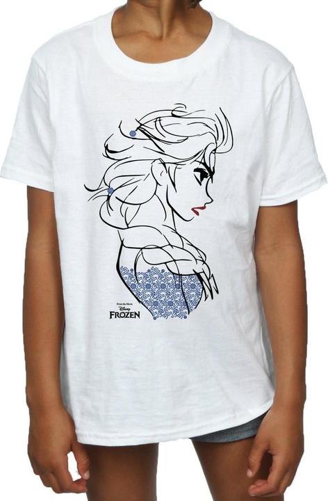 Image du produit Disney - T-shirt FROZEN ELSA SKETCH - Fille (128)