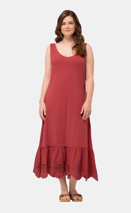 Produktbild Ulla Popken Maxikleid, A-Linie, Rundhals, ärmellos (46, 48)
