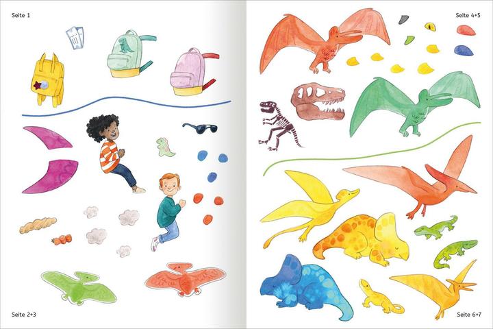 Produktbild Mit Stickern Lesen lernen – Abenteuer im Dino-Park