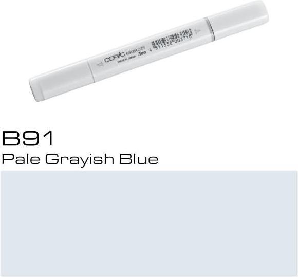 Image du produit Copic Sketch type B - 91 (B91 - Bleu gris pâle, 1 x)