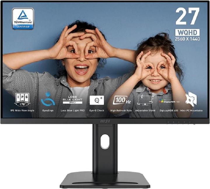 MSI IPS PRO MP273QPDE E2 (2560 x 1440 pixels, 27")