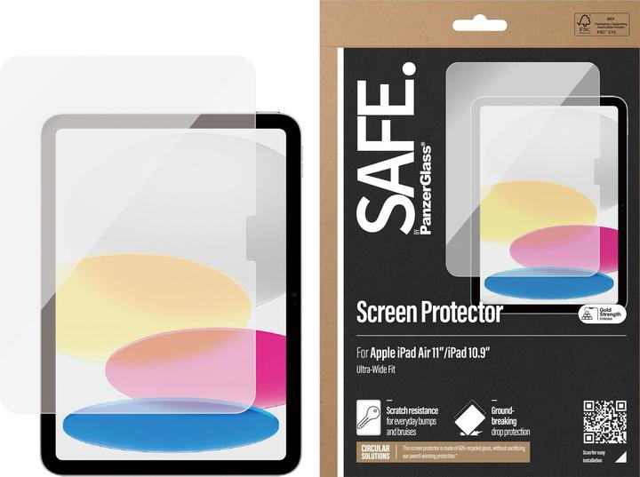 Actual product image Safe Tablet Glass (1 pcs., Apple iPad Air 11 2024, Apple iPad Air 11 2025, Apple iPad Air 11 2026)