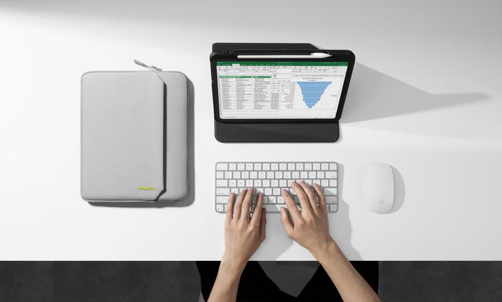 Actual product image tomtoc Light-B18 (iPad Pro 12.9 2020 (4. Gen), iPad Pro 12.9 2018 (3. Gen), iPad Pro 12.9 2021 (5th Gen), iPad Pro 12.9 2022 (6th Gen))