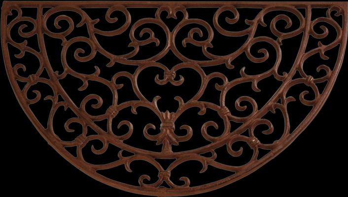 Actual product image Esschert Design Doormat door mat antique semicircular (69 x 69 cm)