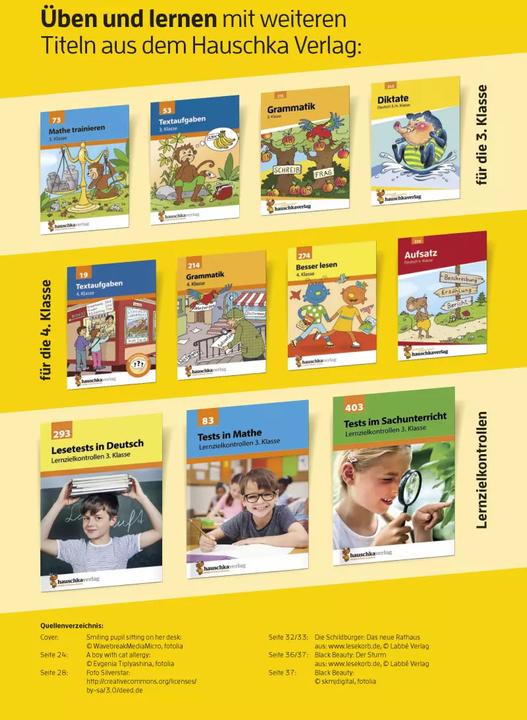 Produktbild Tests in Deutsch - Lernzielkontrollen 3. Klasse (Deutsch, Ines Bülow, Mascha Greune, 2023)