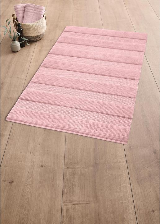 Produktbild Kleine Wolke Badteppich Tikka 55 x 65 cm, Rosa (65 x 55 cm)