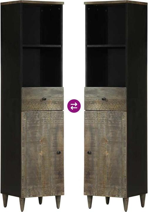 Actual product image vidaXL Badezimmerschrank (38 x 33 x 160 cm)
