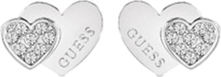 Actual product image Guess Charming Studs Party Crystal Steel Earrings JUBE02174JWRHT/U (One size)