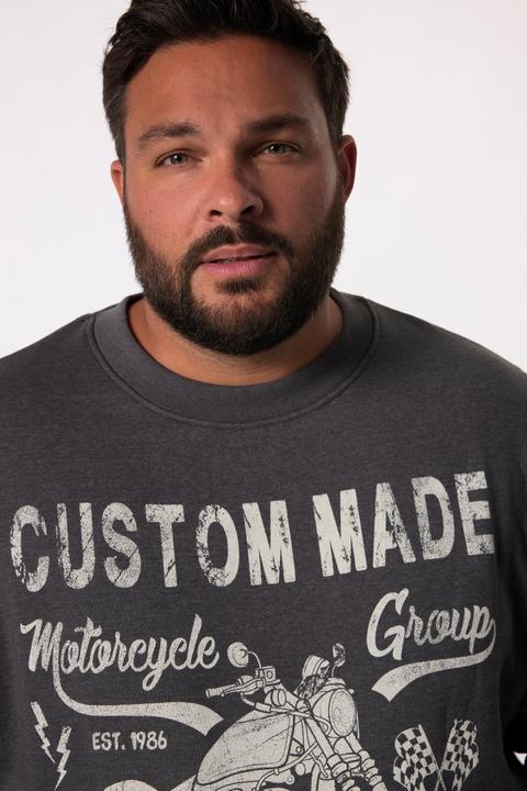 Image du produit Men+ Sweat-shirt, imprimé et col rond-jusqu'au 8 XL (XL)