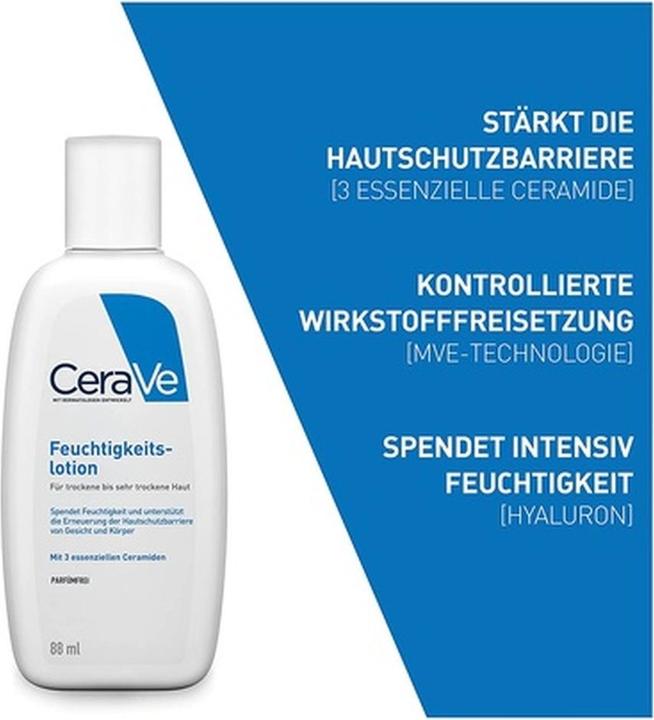 Actual product image CeraVe Moisturizing lotion (Body cream, 88 ml)