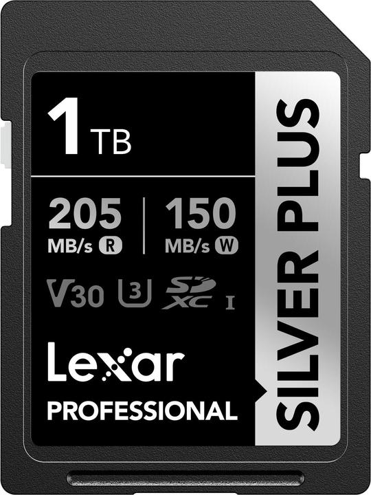 Immagine prodotto Lexar Scheda SDXC Silver Plus 1000 GB (1000 GB, SDXC, U3, UHS-I)