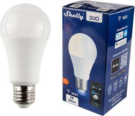 Produktbild Shelly Duo E27 - WW/CW (E27, 9 W, 800 lm, 1 x, F)