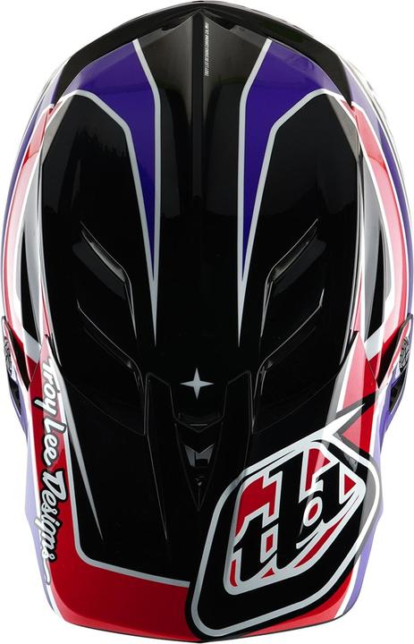 Produktbild Troy Lee Designs D4 Polyacrylite MIPS Helm, Linear, black, L | 58-59cm (L)