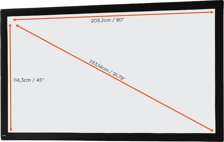 Productafbeelding Celexon Doek voor vouwframe doek (92", 16:9)