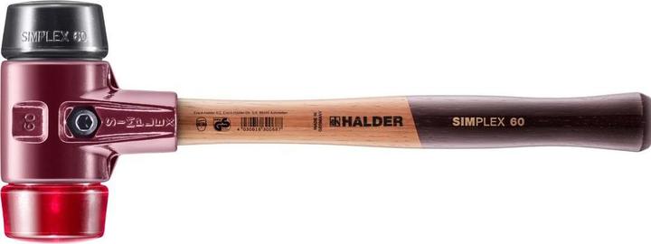Produktbild Halder SIMPLEX-Schonhammer 60 GUMMIK./PLASTIK TE SIMPL (1500 g)