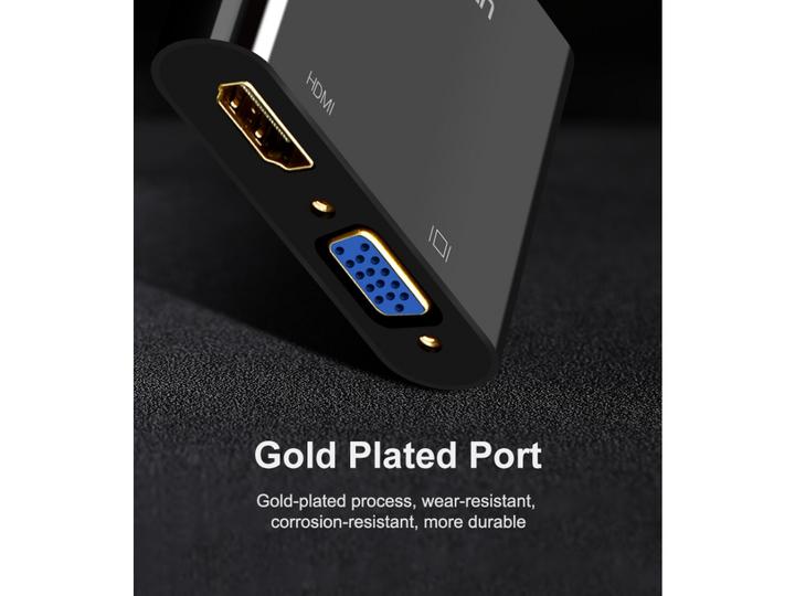 Productafbeelding Ugreen HDMI naar HDMI / VGA Adapter met Audio (HDMI, 3 cm)