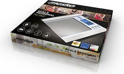 Produktbild Adler MS 8146 Personenwaage Quadratisch, Elektronische Personenwaage (180 kg)