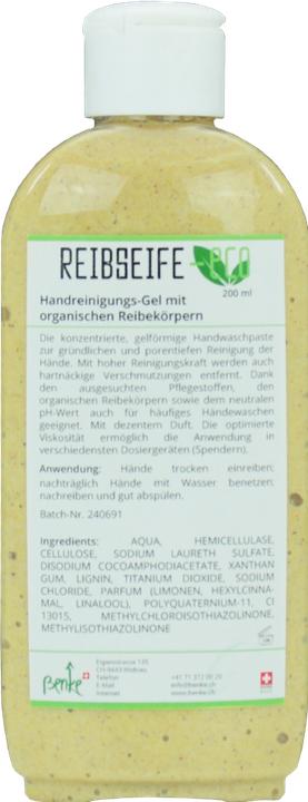 Nährwerte und Zutaten Benke Reibseife ECO - 200ml (Flüssigseife, 200 ml)