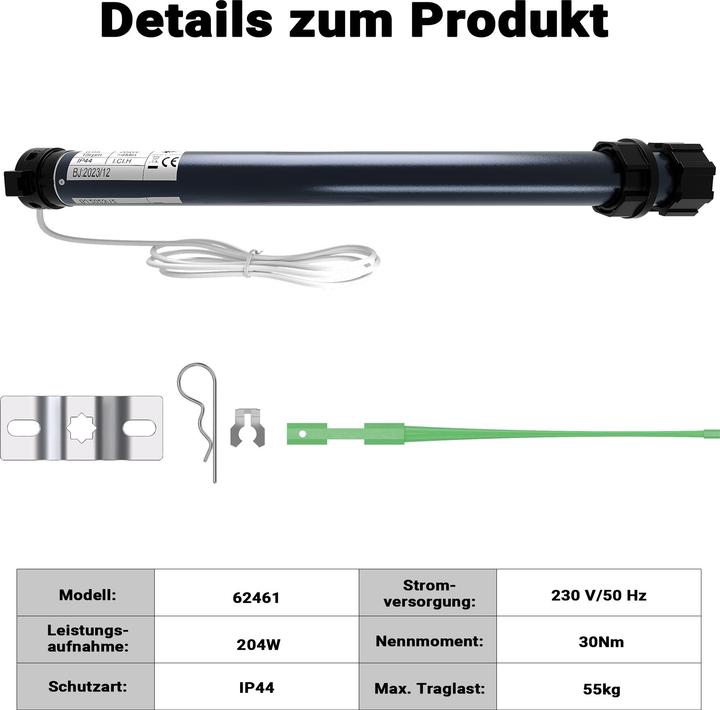 Produktbild Wiltec Rollladenmotor