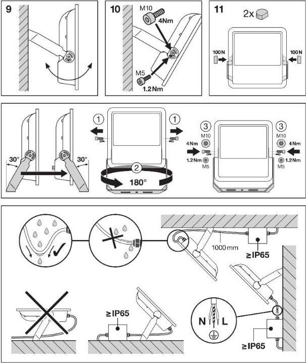 Produktbild WatioWave LED-Projektor 165 W, 4000 K, 20.000 lm für grosse Innen- und Aussenbereiche (20000 lm)