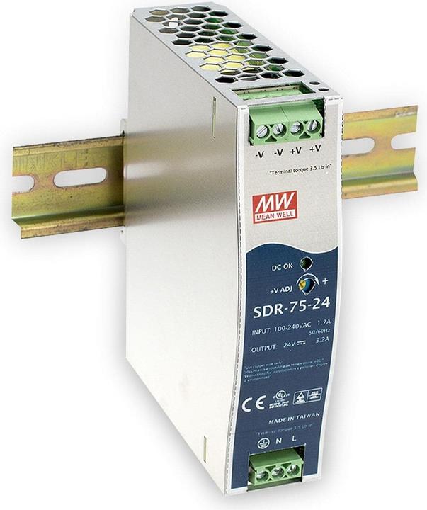 MeanWell Alimentation électrique par rail DIN (DINRail)
