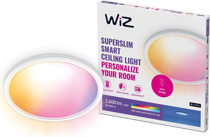 Produktbild WiZ Tunable White & Color SuperSlim (2600 lm)