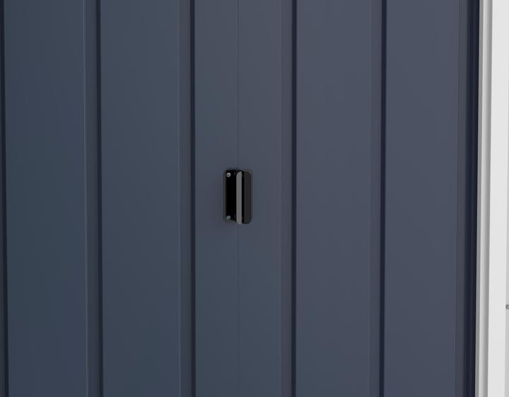 Actual product image Tepro Eco 8x6 shed, anthracite/white