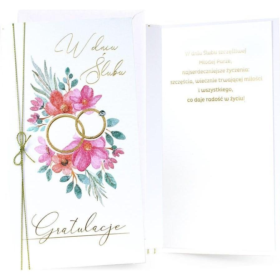 Kukartka, Biglietto di auguri + Carta da lettere, Hochzeitskarte (1 pz.)