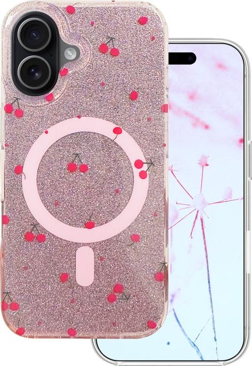 Produktbild OEM Cherry Mag case for iPhone 16 6,1" glitter (Apple iPhone 16)
