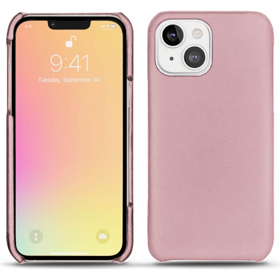 Noreve Lederschutzhülle (Apple iPhone 13 mini), Smartphone Hülle, Rosa