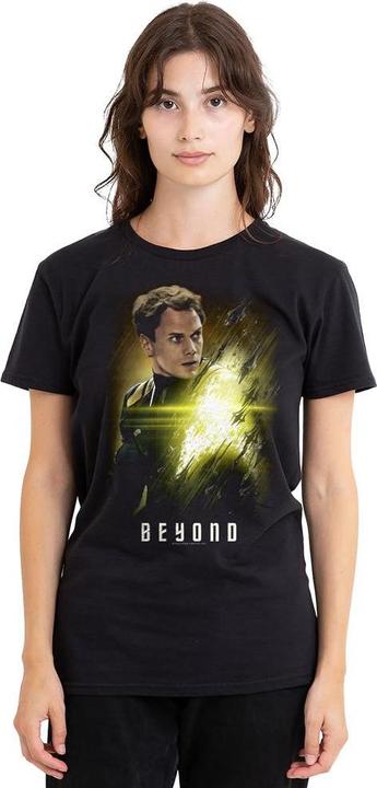 Actual product image Star Trek Beyond Unisex Adult Chekov Poster T-Shirt (M)