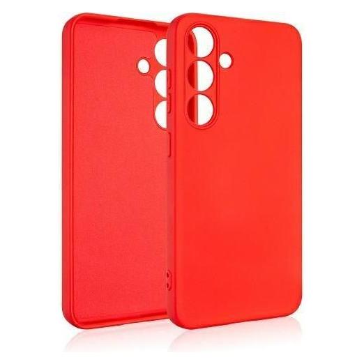 Beline Rosso Custodia In Silicone S921 Czerwony/ (Samsung Galaxy S24), Cover Smartphone,