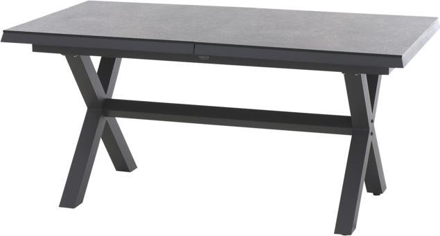 Siena Garden Sincro Ausziehtisch 160/200x90cm matt anthrazit / HPL ferro (160 cm)