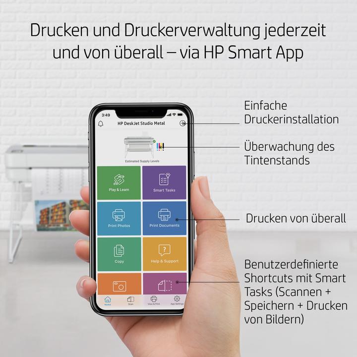 Actual product image HP Designjet Studio Steel 5HB14C#B19 (Thermal printing, Colour)