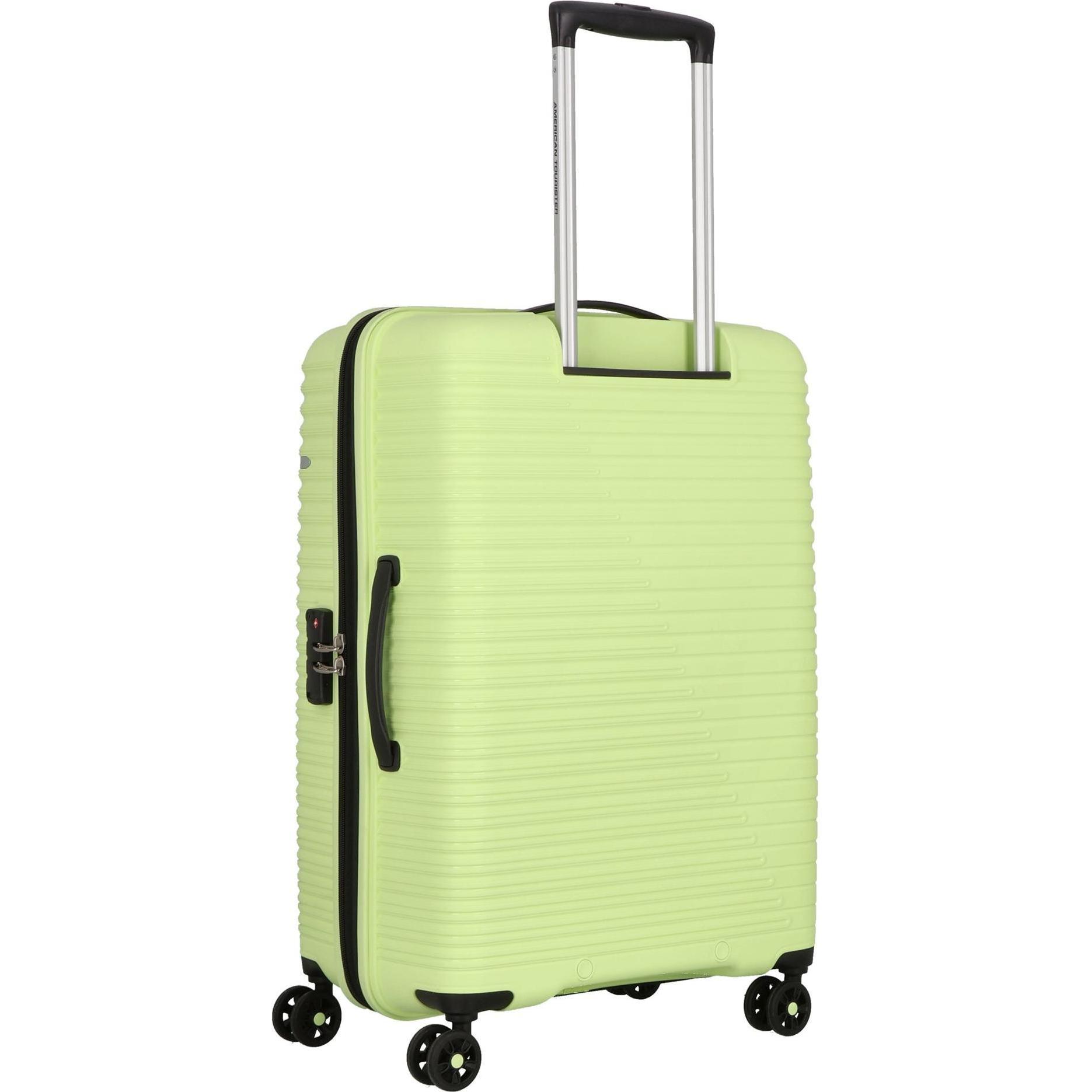 Thumbnail - American Tourister, Koffer, Liftoff 4 Rollen Kofferset 3-teilig mit Dehnfalte, Gelb, (208 l, XL (ab 115l))