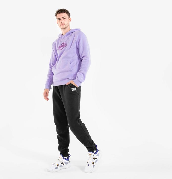 Image du produit Tarmak Sweat à capuche los angeles lakers homme/femme - hoodie 900 nba violet (XXS)