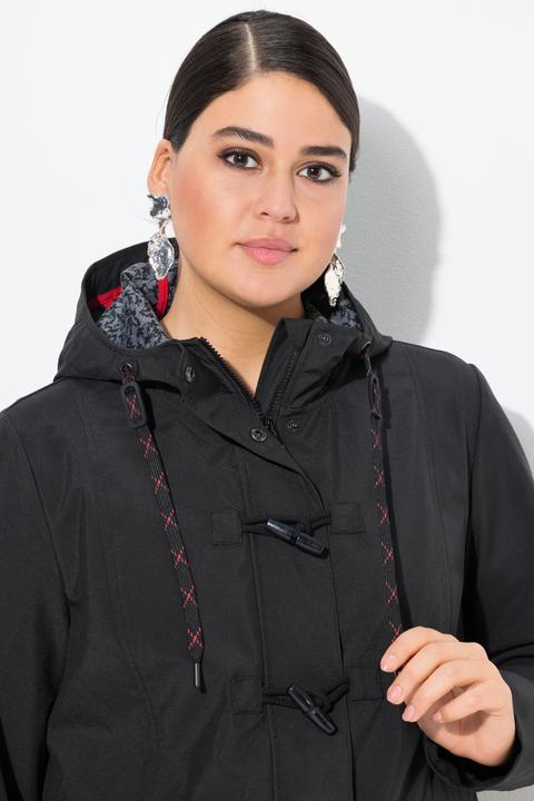 Produktbild Ulla Popken HYPRAR Softshell-Jacke, wasserabweisend, Knebelknöpfe (42, 44)