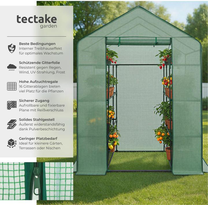 Produktbild tectake Gewächshaus