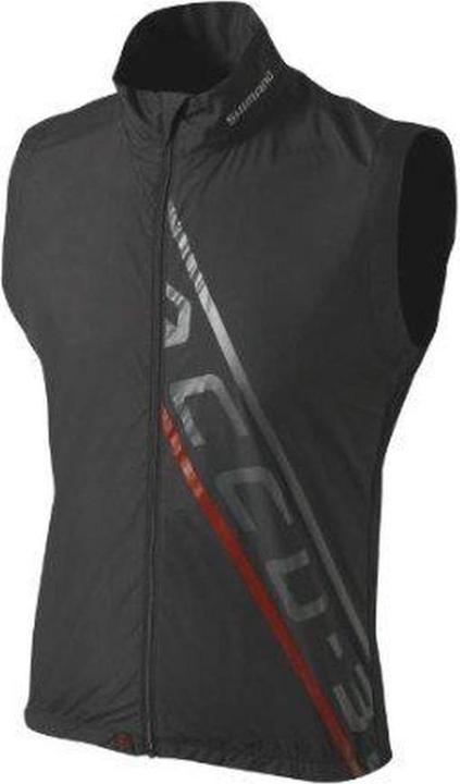 Actual product image Shimano Windvest Accu3D Bicycle Windbody Black Men (S)