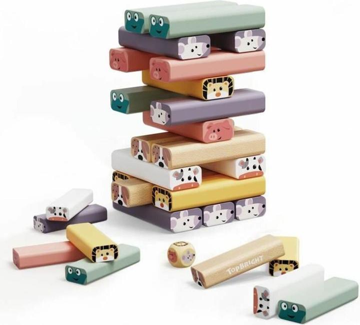 Actual product image Topbright Toys Educational wobble tower game of skill