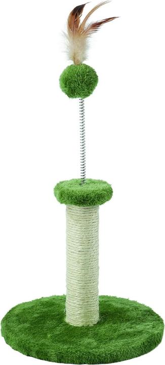 M-Pets My First KatzenKratzbaum Feder (36 cm, Grün)