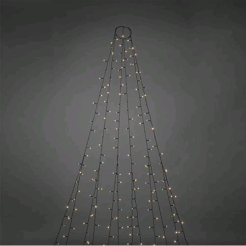 Actual product image Konstsmide LED tree mantle frosted 270 ww LED outdoor (1.80 m)